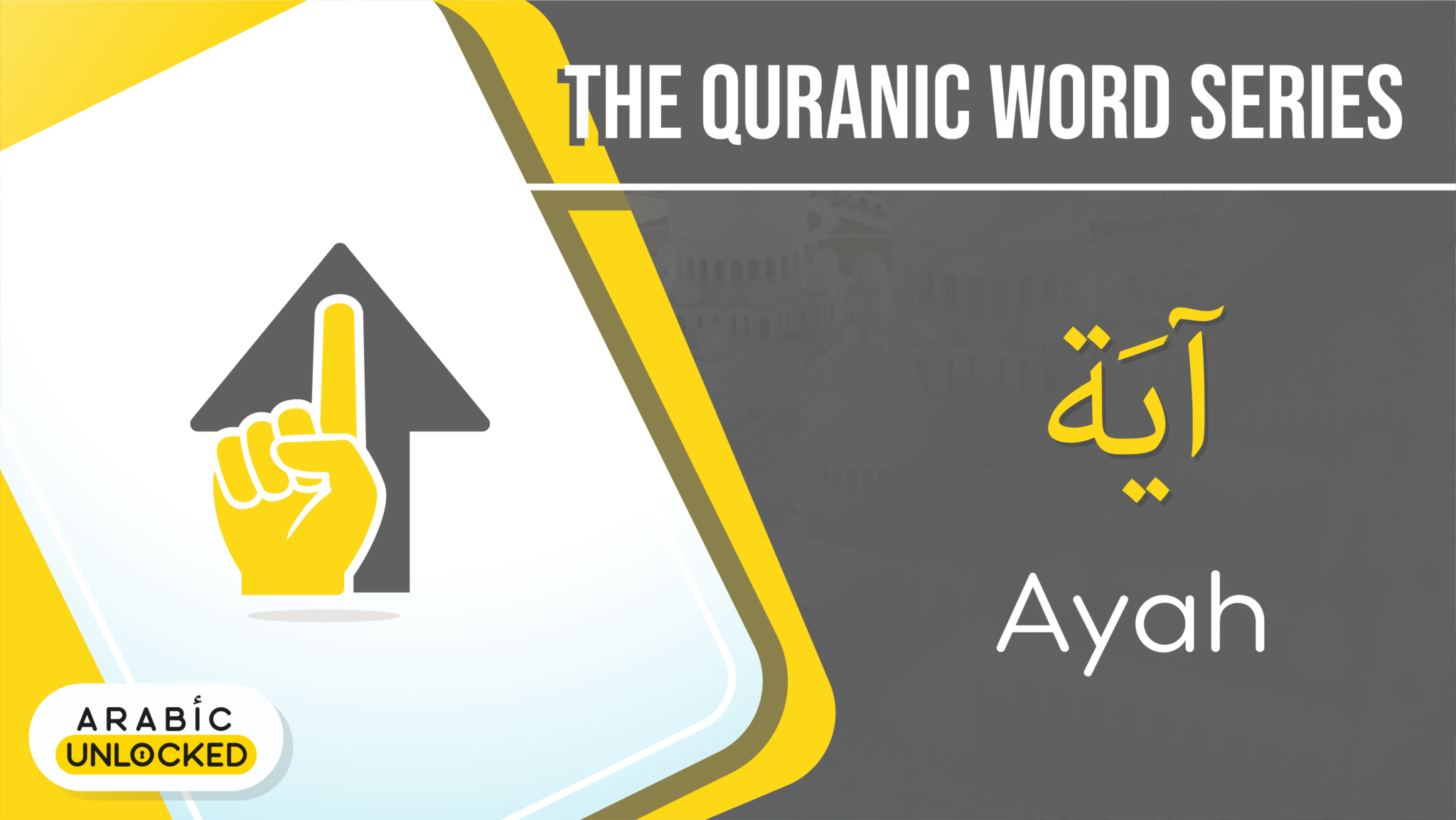 Quranic Word Of The Day: Aayah
